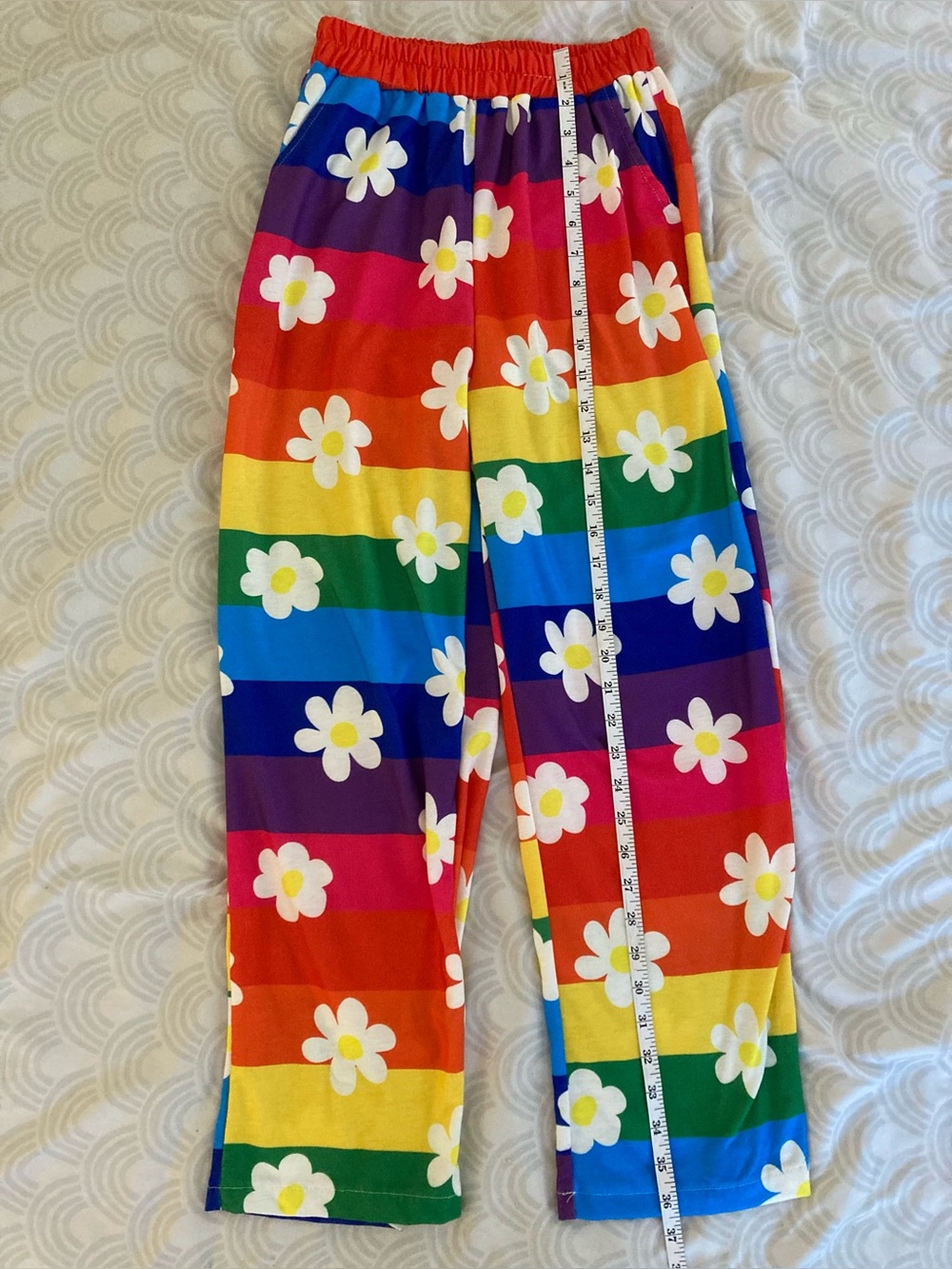 Women’s Rainbow Daisy Pants - Multicolor